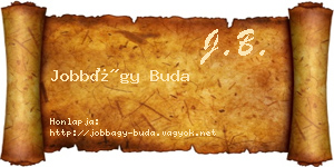 Jobbágy Buda névjegykártya